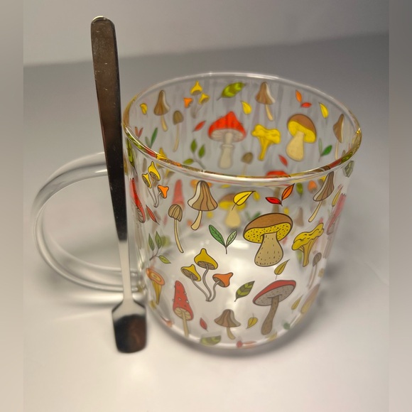 CYBIL HOME MUSHROOM MUG WITH TEASPOON - Picture 8 of 9